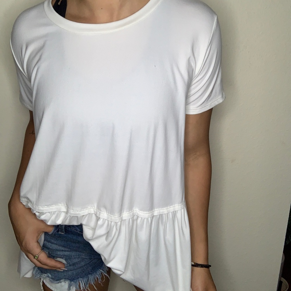Babydoll white top